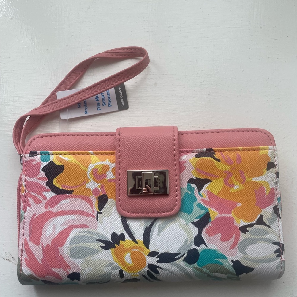 NWT Target Floral Clutch